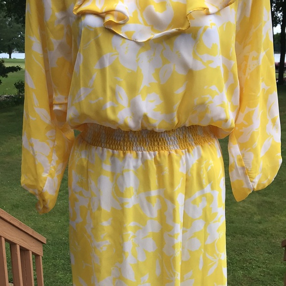 Vintage boho ruffled dress 70’s/80’s 9/10 - Picture 3 of 11